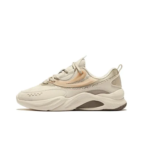 Erke Kirin 3,0 Non Slip Легкий Низкий Топ Повседневный Женский Egg Nog Светлый Лен