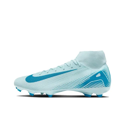 Nike Mercurial Superfly 10 Футбольные бутсы MID Топ Синий Мужской
