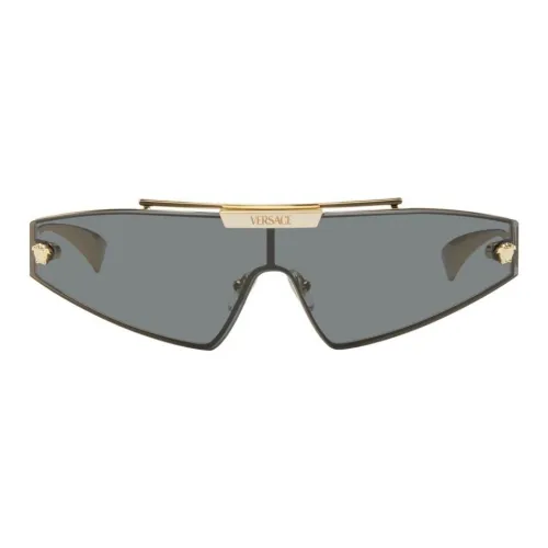 VERSACE Металл Нерегулярная форма Солнцезащитные очки Женские Золотой