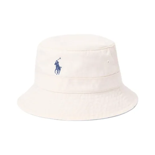 Polo Ralph Lauren Cotton Bucket Hats Унисекс Травяной Молоко Крем