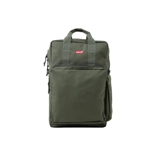 Levi's Полиэстер Рюкзак Большой Унисекс Темно-зеленый