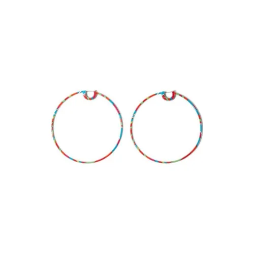 EMILIO PUCCI Серьги из лата Женские Многоцветные