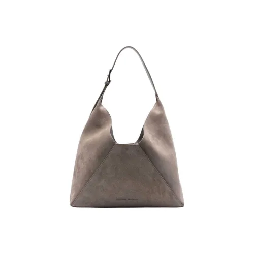 BRUNELLO CUCINELLI Сумка из телятины сумка через плечо женская цвет тауповый