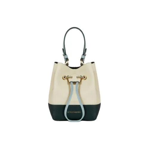 Strathberry Рельефная Телячья Кожа Ведрообразная Сумка Сумка Сумка через плечо Сумка через плечо Женская