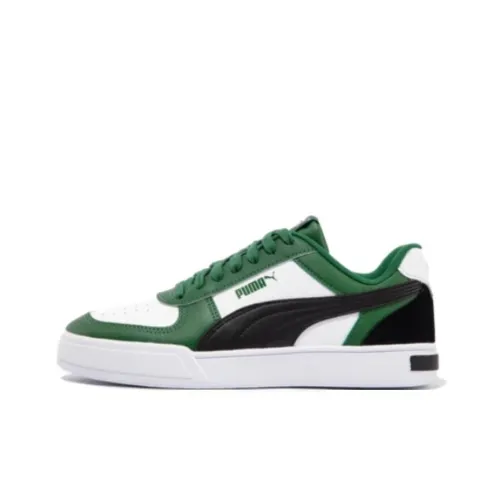 PUMA Caven Легкий Низкий Топ Скейтборд Кроссовки Унисекс Темно-Зеленый