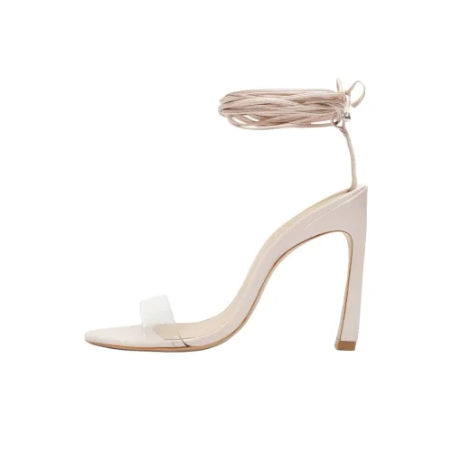 Schutz Jessie One Sandals Strap Women's Light Pink 11cm