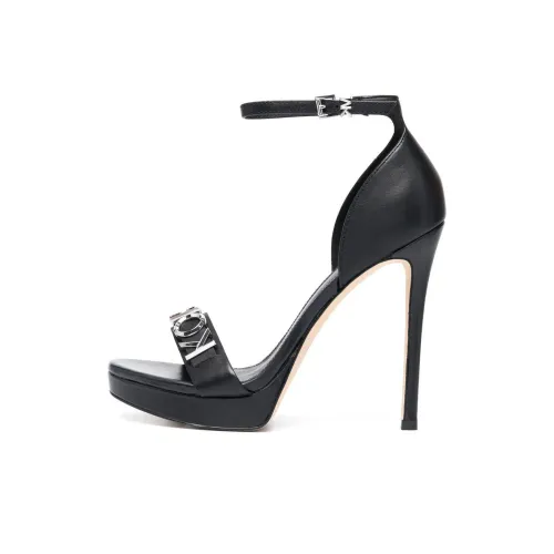 MICHAEL KORS Jordyn One Strap Sandals 12,5cm Women's Black MICHAEL KORS Jordyn One Ремешок Сандалии 12,5см Женские Черные