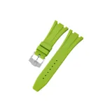 Светло-зеленый с серебряной булавкой