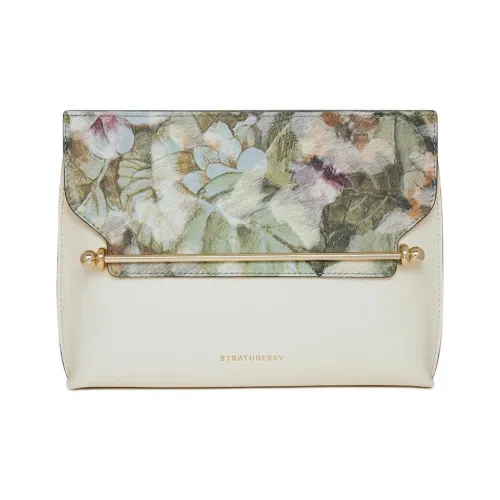 Strathberry Гладкая Телячья Кожа Сумка через плечо Женская Белая и Многоцветная