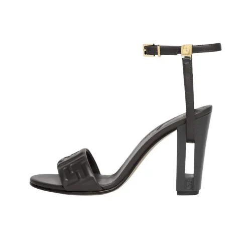 FENDI Delfina One Strap Sandals 9,5cm Women's Black FENDI Delfina One Ремешок Сандалии 9,5 см Женские Черные