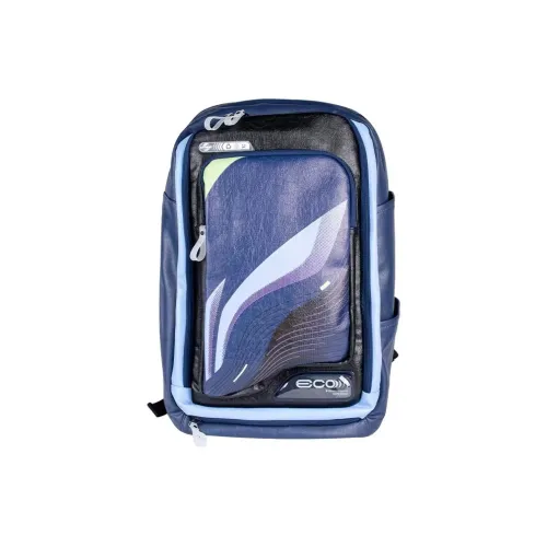 LINING Сумки для бадминтонных ракеток 6 шт. Пачка Спортивный стиль Рюкзак Синий Унисекс Дышащий Задняя вставка Боковой карман для хранения