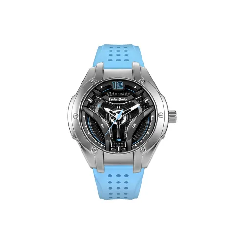 FIDO DIDO Кварцевый механизм силиконовый ремешок мужские часы белый циферблат