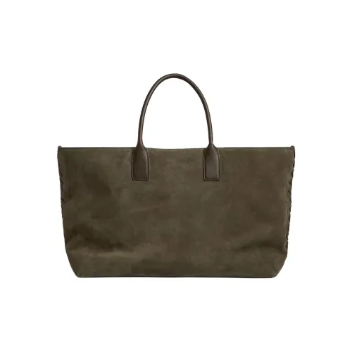Bottega Veneta Замша Тоут Сумка Сумка для покупок Сумка Большая Мужская Кемпинг Хаки