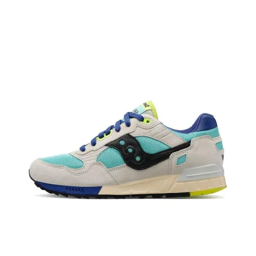 Saucony Shadow 5000 Амортизаторы Уменьшение Трения Противоскользящие Низкий Топ Беговые кроссовки Унисекс Серый Синий