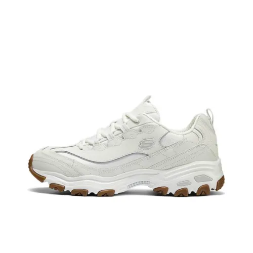 Skechers D'Lites 1,0 Low-Top Кроссовки с Толстой Подошвой Айвори Мужские