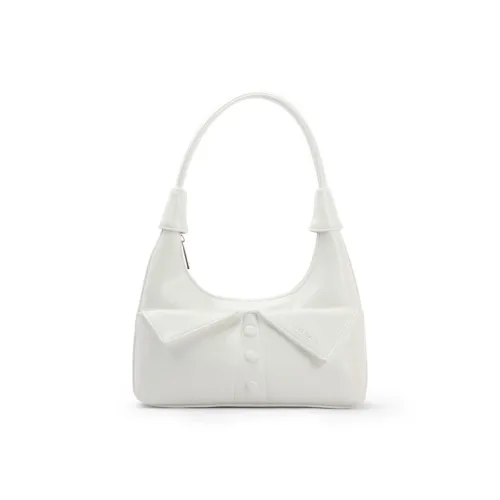 Gudair ПУ (полиуретан) Сумка через плечо Стандартная Женская Белая Оранжевая