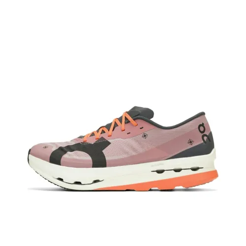 On Cloudboom Echo 3 Амортизация Износостойкие Низкие Кроссовки для Бега Мужские Черные Розовые