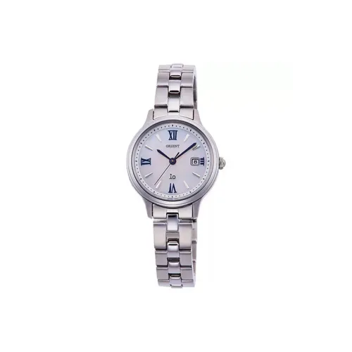 ORIENT Светильник Кварцевый механизм Нержавеющая сталь Ремешок Часы 27,6*33,5 мм Женские часы Белый циферблат