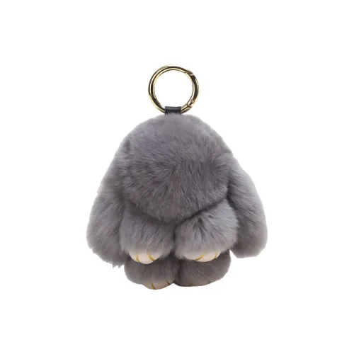 Jinnew Милый Кролик Rex Rabbit Fur Классический Роскошный Bag Charm Кукла Плюшевая Подвеска 15 см Рекомендуемая Высота