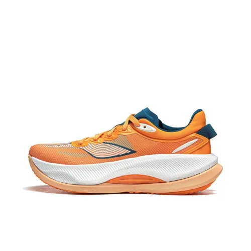 LINING Yueying 4PRO Беговые кроссовки Низкий топ Закатный оранжевый Мужской