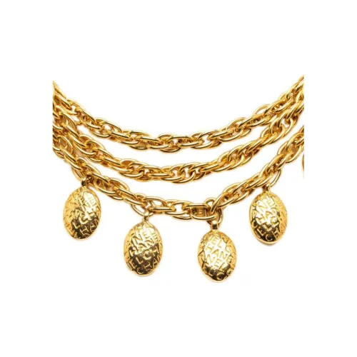 CHANEL Металл Charm Подвеска Женский Золотой