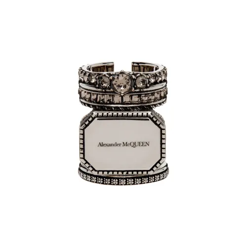Alexander McQueen Crystal Rings Женские