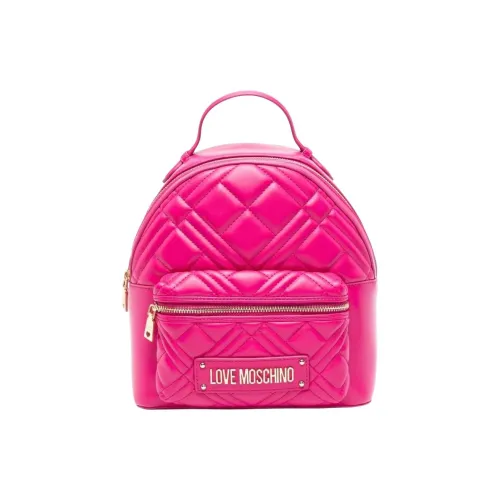 LOVE MOSCHINO Полиуретан Рюкзак Женские Темно-розовый