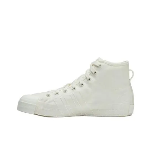 Y 3 Slip-Resistant High-Top Skateboard Shoes Unisex White
