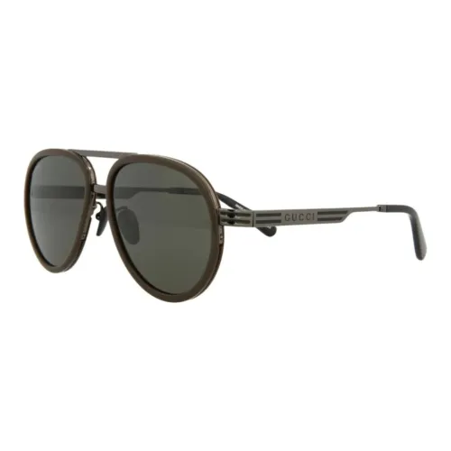 GUCCI Aviator Солнцезащитные очки Мужские Черные