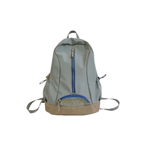 Dusen Kangaroo Нейлон Рюкзак Стандартный Unisex Light Серый Светло-Зеленый