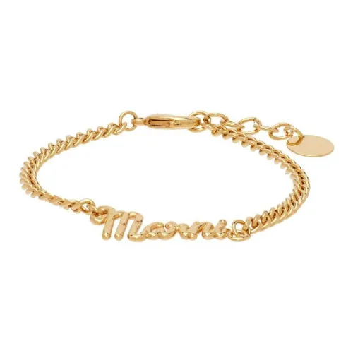 MARNI Brass Bracelets Мужской Золотой