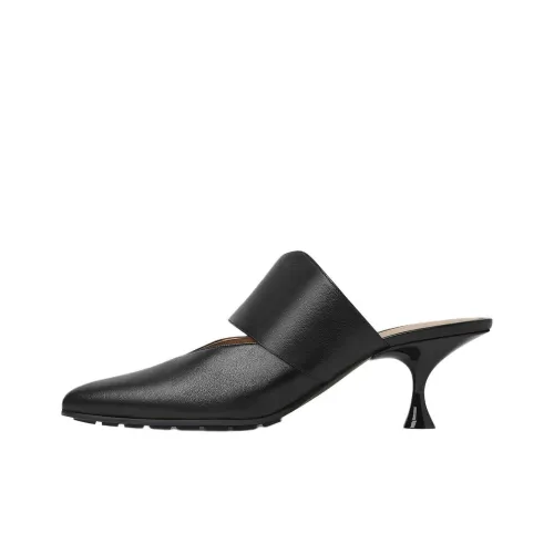 Bottega Veneta Домашние тапочки 5,5 см Женские Черные