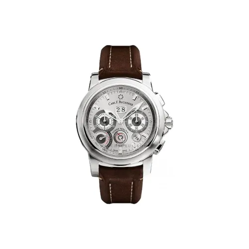 BUCHERER PATRAVI Collection Автоматический Механический Механизм Мужские Часы Часы 44,6 мм Серебристый Циферблат