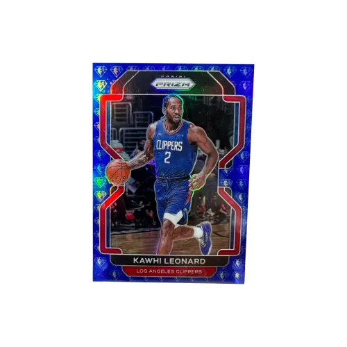 Панини Los Angeles Clippers Леонард Кавай Синий бриллиант Refractor Редкая карта пройдет Спортивные карты 1 шт