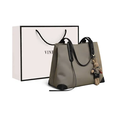 VINEY Oxford с синтетической кожей сумка-тоут сумка через плечо большая женская хаки черный черный хаки коричневый