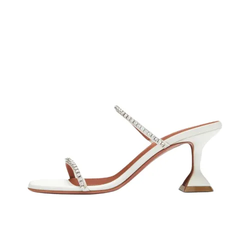 AMINA MUADDI Слипоны 7 см Женские Белые