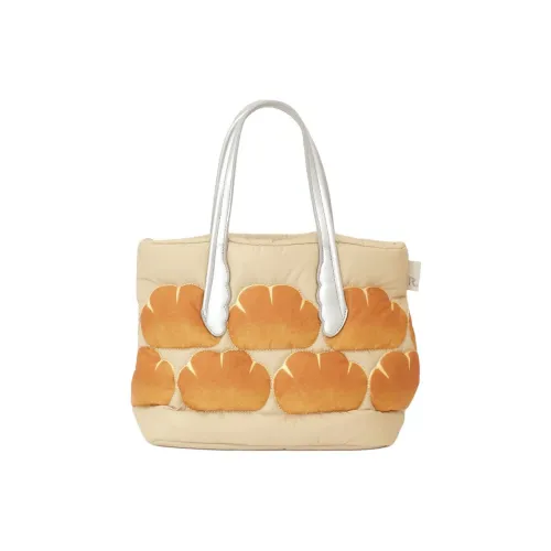 ROOTOTE TSUYUKO Коллаборация Полиэстер Тоут Сумка Сумка для покупок Сумка на плечо Сумка Обычный Женский Кремовый Наполнитель