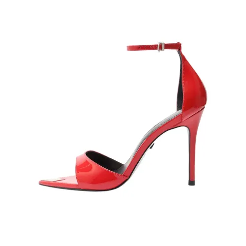 Schutz Pamela One Ремень Сандалии 10 см Женские Красные