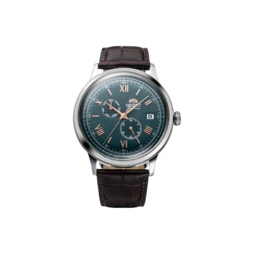 ORIENT Автоматический Механический Механизм Мужские Часы 40 мм Зеленый