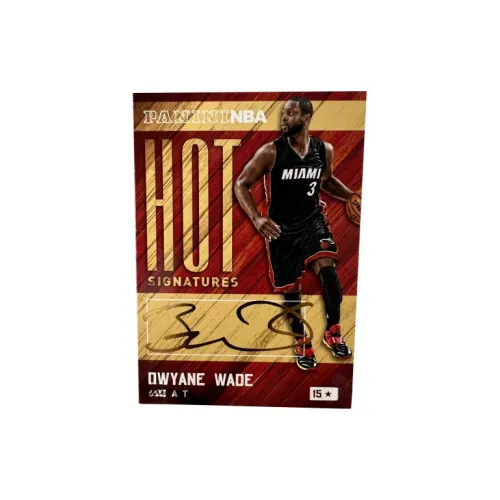 PANINI Уэйд Термо Флэш Золотая Подпись Ручкой Фирменный Редкая Карта пройдет Спортивные Карты 1 шт