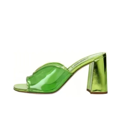 MIU MIU Слипоны Зеленые Женские