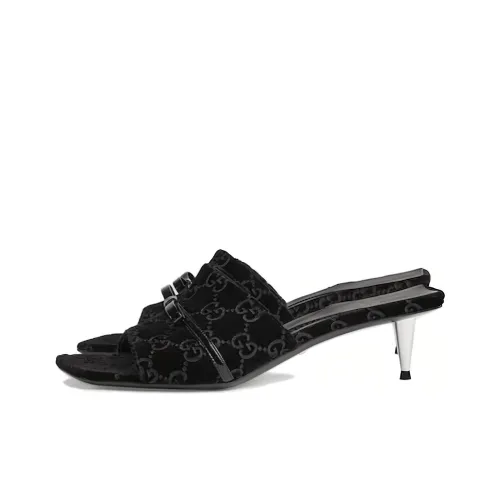 GUCCI Резина Slide Женские Черные