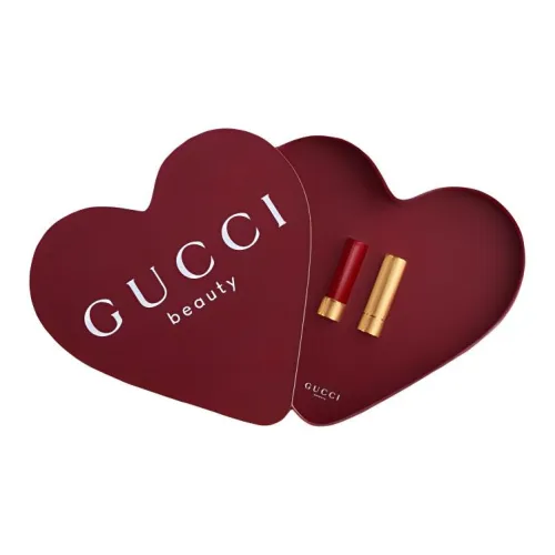 GUCCI Лимитированная подарочная коробка Бархат Туманный Наборы макияжа Lipstick Makeup Easy to Blend Smudge PROOF #509+#217