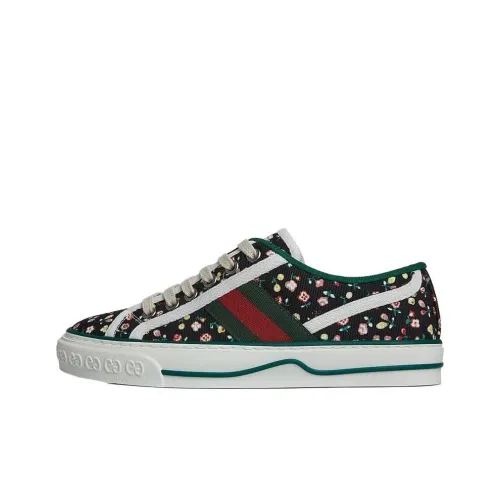 LIBERTY OF Лондон x GUCCI Tennis 1977 Стильные Скейтбординги Женские Красный черный зеленый