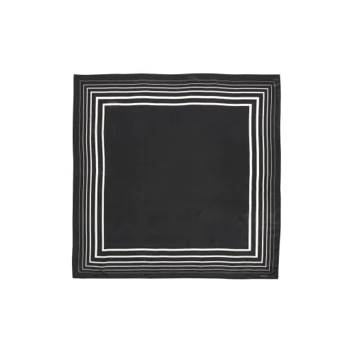 VINCE Шелковые шарфы Женские Черный