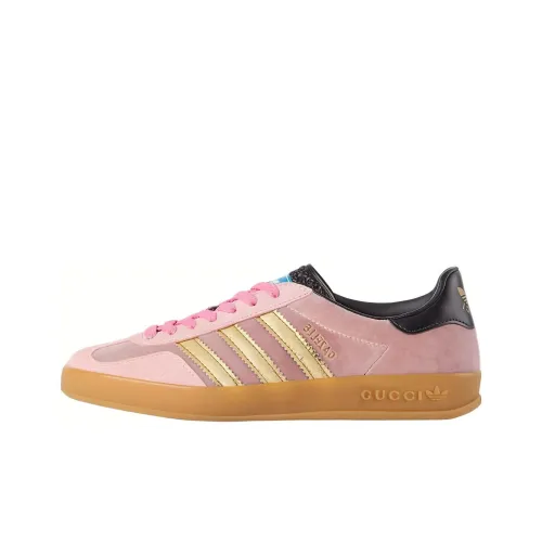 Adidas Originals x GUCCI Gazelle Стильные Скейтбординги Женские Розовый