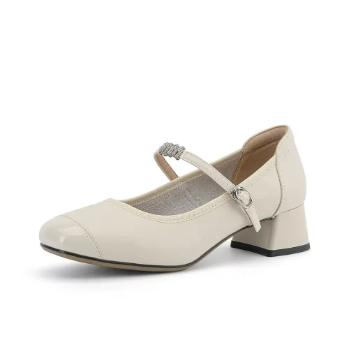 GEMEIQ Квадратный каблук Mary Jane Женские туфли