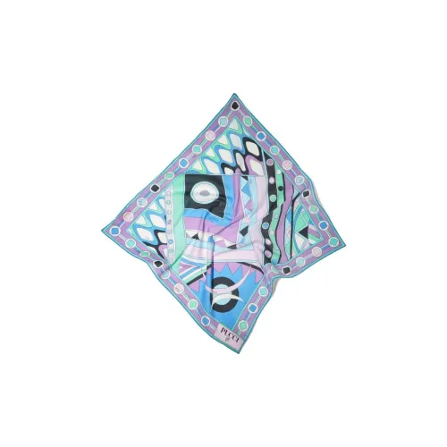 EMILIO PUCCI Хлопковый шелк Шарфы Женские Многоцветный