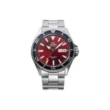 Красный циферблат часов