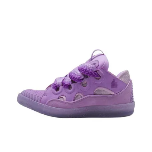 Lanvin Curb Low Топ Скейтборд Кроссовки Мужские Светло-фиолетовые